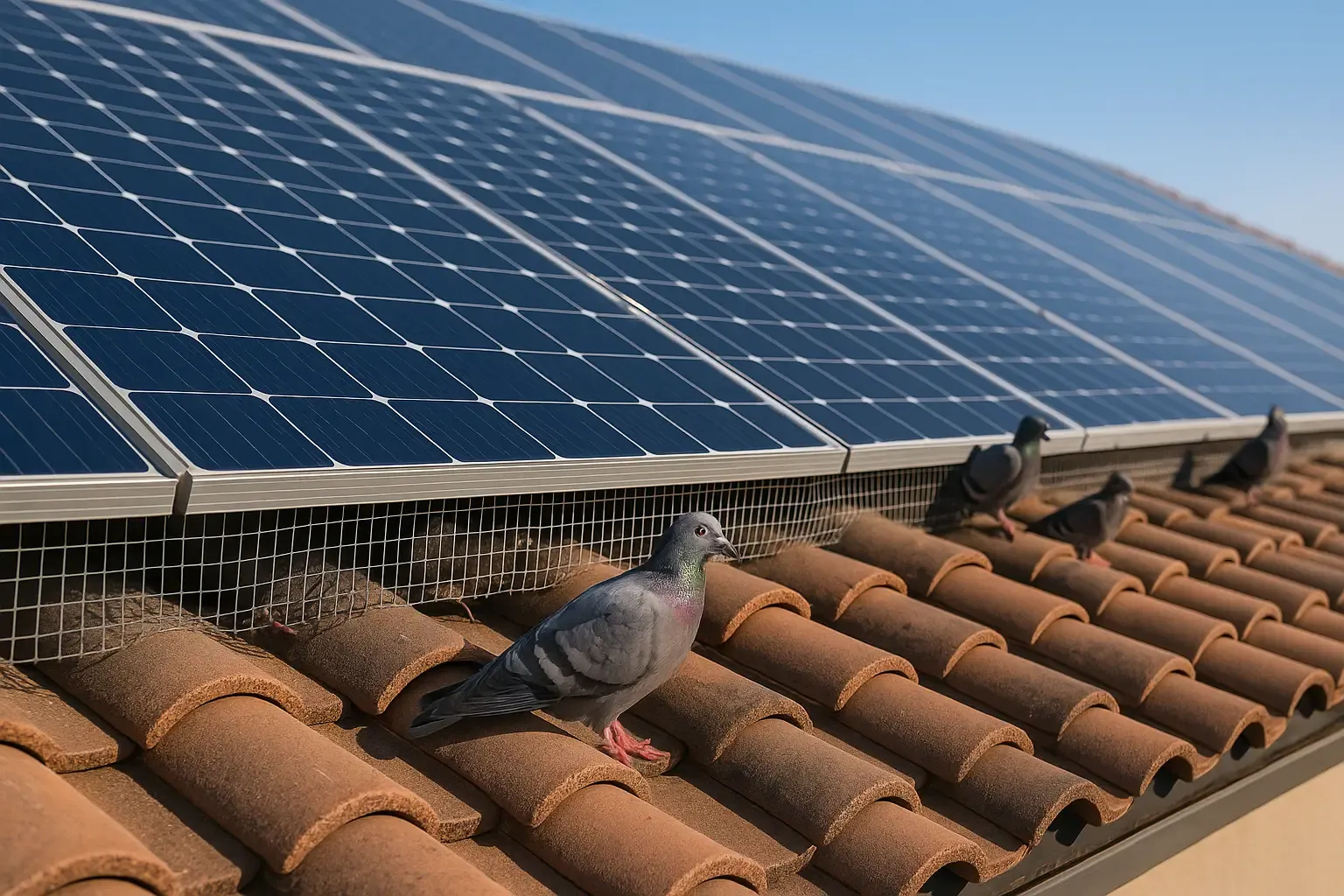 Keep Pigeons Away: Essential Guide to Pigeon Proofing Solar Panels in Fresno County and Central Valley, CA